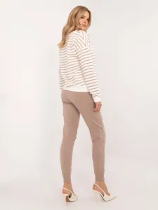 Ecru-beige tracksuit