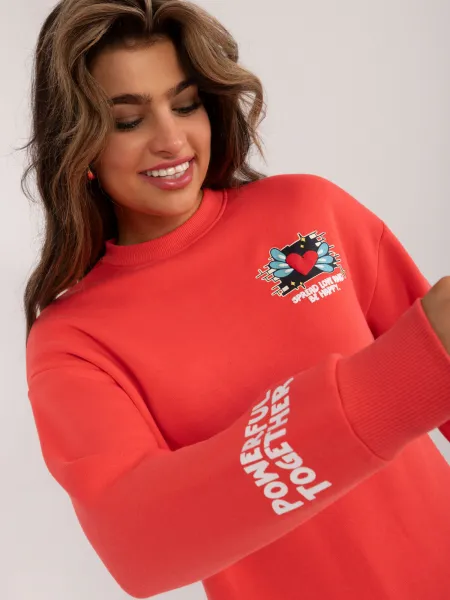 Sweatshirt-D10600T02568E-coral