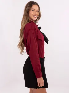 Shirt-DHJ-KS-9236.92P-burgundy
