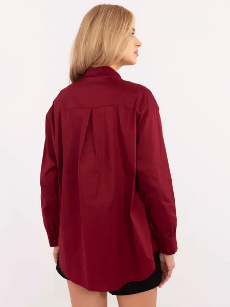 Shirt-DHJ-KS-9213-1.77P-burgundy
