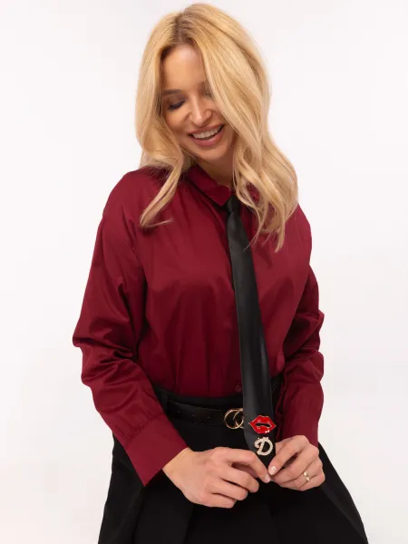 Shirt-DHJ-KS-9213-1.77P-burgundy