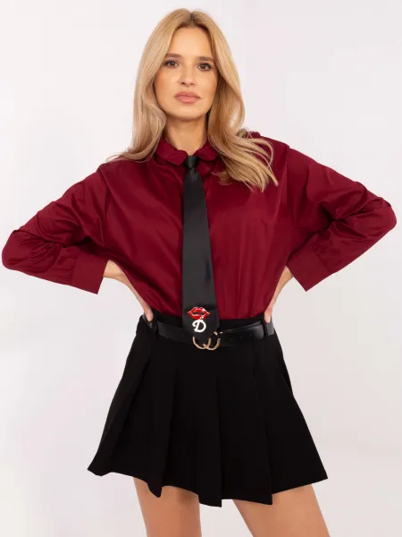 Shirt-DHJ-KS-9213-1.77P-burgundy