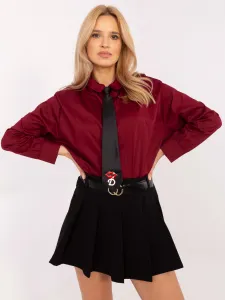 Shirt-DHJ-KS-9213-1.77P-burgundy