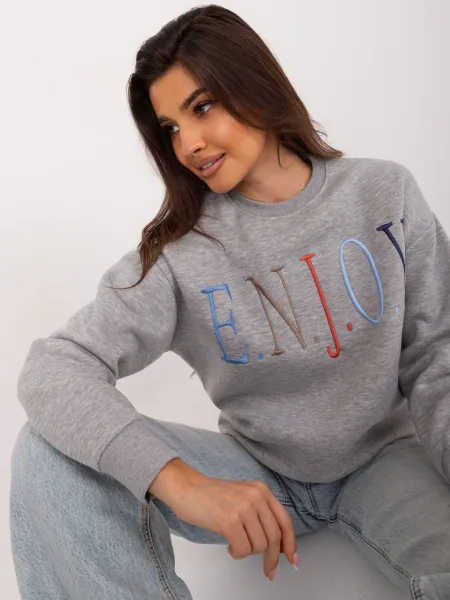 Sweatshirt-D10606BA02565C-grey