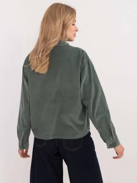 Shirt-D70046M11184A1-dark green