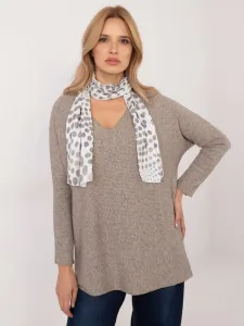 Blouse-DHJ-BZ-19226.91-dark beige