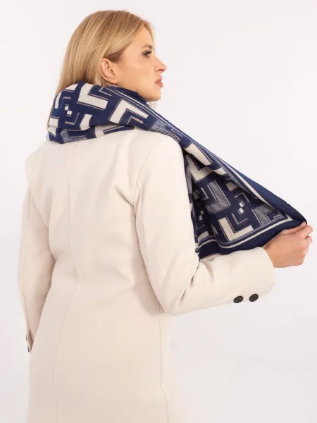 Scarf-AT-SZ-23158.32-white-navy blue