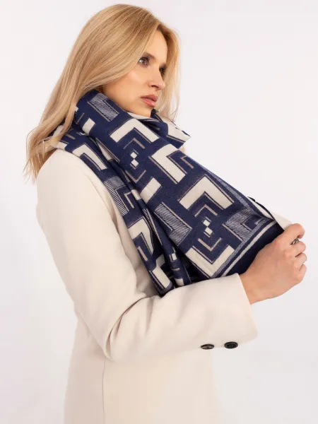 Scarf-AT-SZ-23158.32-white-navy blue