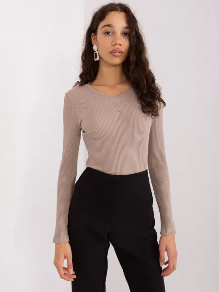 Blouse-RV-BZ-9210.73-dark beige