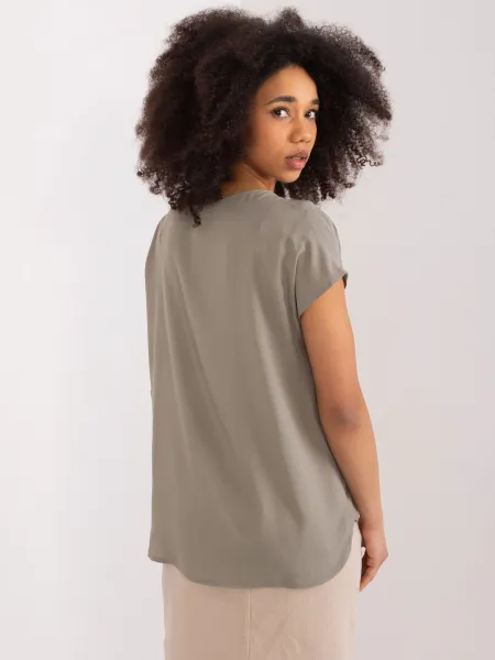 Blouse-D73761Z10978Q-khaki