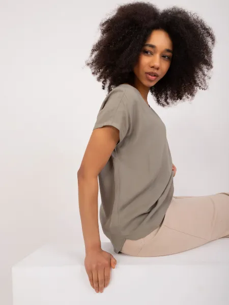 Blouse-D73761Z10978Q-khaki