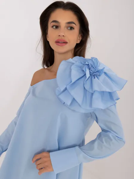 Blouse-LK-BZ-509656.21-light blue