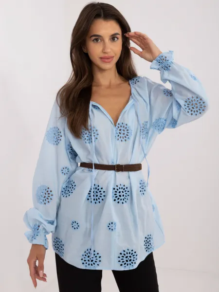 Blouse-LK-BZ-509747.80-light blue