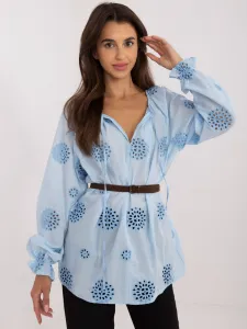 Blouse-LK-BZ-509747.80-light blue