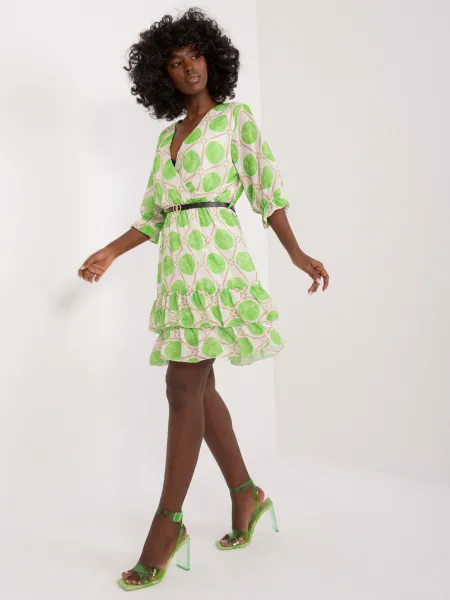Dress-DHJ-SK-17370.83-Light Green