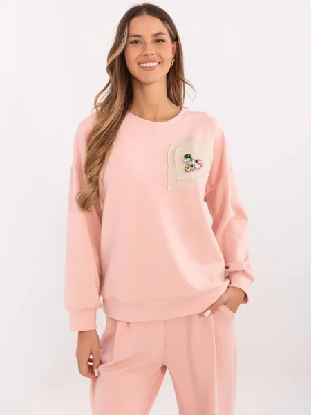 Sweatshirt-DHJ-BL-20322.72-peach