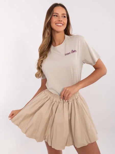 T-shirt-D12022AC02645G-beige