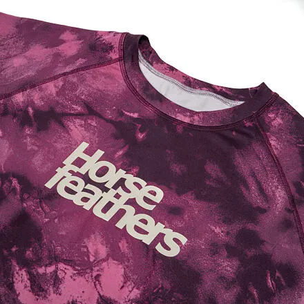 HORSEFEATHERS Dámsky bike dres Deco - blackberry camo PINK velikost XS