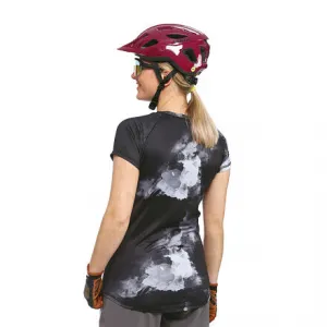 HORSEFEATHERS Dámsky bike dres Deco - grayscale GRAY velikost M
