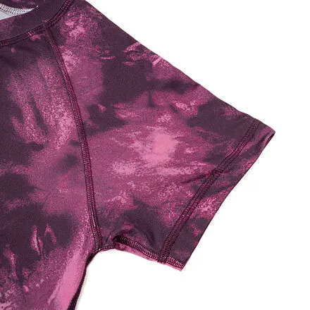 HORSEFEATHERS Dámsky bike dres Deco - blackberry camo PINK velikost XS