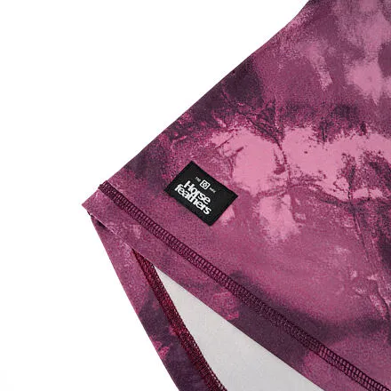 HORSEFEATHERS Dámsky bike dres Deco - blackberry camo PINK velikost XS