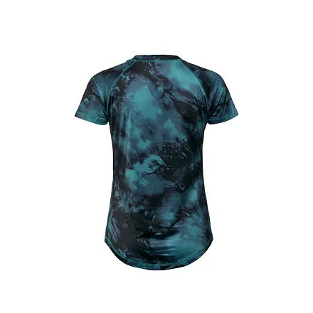 HORSEFEATHERS Dámsky bike dres Deco - petrol camo BLUE velikost M