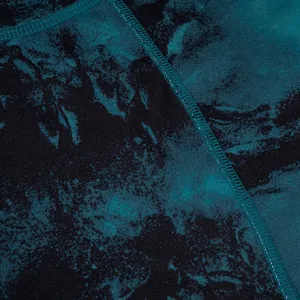 HORSEFEATHERS Dámsky bike dres Deco - petrol camo BLUE velikost M