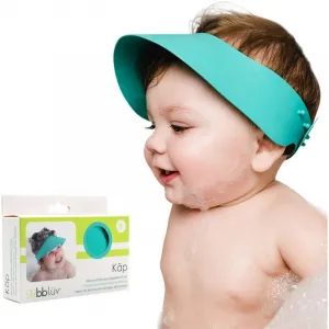 BBLÜV Käp silikónový šilt na umývanie hlavy Aqua 1 ks