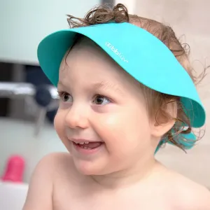 BBLÜV Käp silikónový šilt na umývanie hlavy Aqua 1 ks