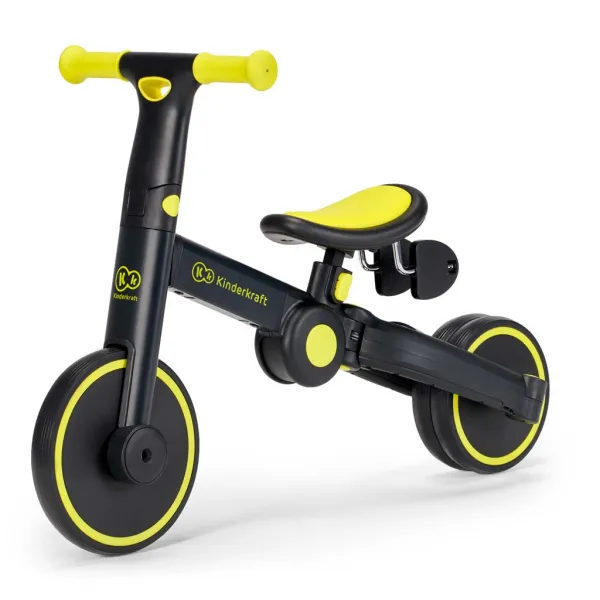 Kinderkraft 4TRIKE červé Volt,KINDERKRAFT Trojkolka 4TRIKE black volt