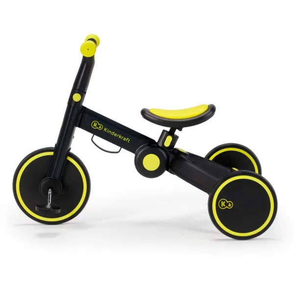 Kinderkraft 4TRIKE červé Volt,KINDERKRAFT Trojkolka 4TRIKE black volt