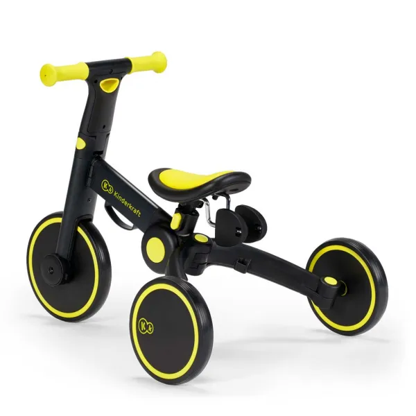 Kinderkraft 4TRIKE červé Volt,KINDERKRAFT Trojkolka 4TRIKE black volt