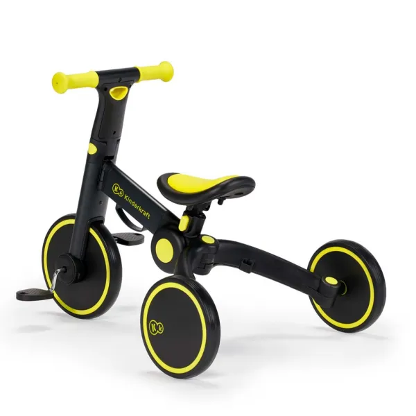 Kinderkraft 4TRIKE červé Volt,KINDERKRAFT Trojkolka 4TRIKE black volt