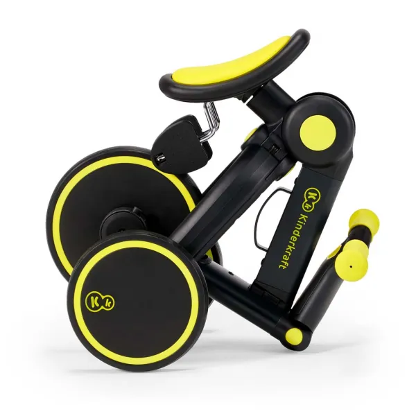 Kinderkraft 4TRIKE červé Volt,KINDERKRAFT Trojkolka 4TRIKE black volt