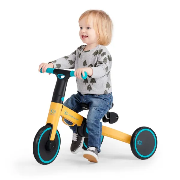 Kinderkraft 4TRIKE červé Volt,KINDERKRAFT Trojkolka 4TRIKE black volt