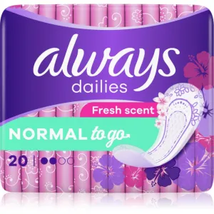 Always Dailies Normal To Go Sviežosť Intímky 20 ks
