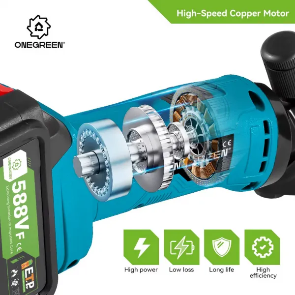 OneVan / OneGreen Elektrické nožnice na ovce akumulátorové 13 zubové strihanie vlny Nožnice na strihanie vlny OneGreen 500W vhodné pre batériu MAKITA 18V. 2 x batérie + nabíjačka Batéria: 2ks batéria