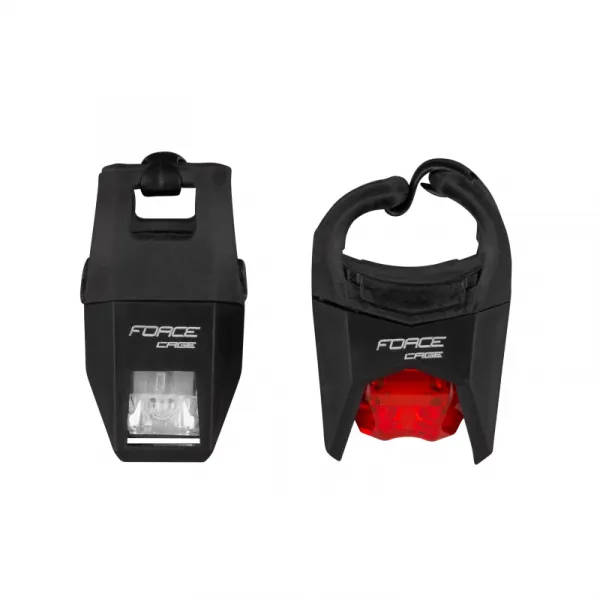 Svetlo na bicykel FORCE F CAGE front - rear