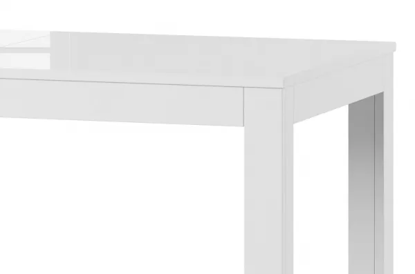 Szynaka Jedálenský rozkladací stôl Wenus 160/300 cm biely lesk