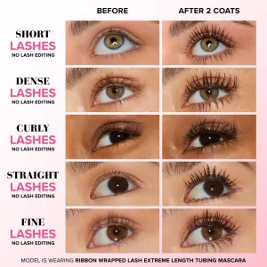 Too Faced Ribbon Wrapped Lash Extreme Lenght Mascara predlžujúca riasenka pre objem a natočenie mihalnic 8 ml