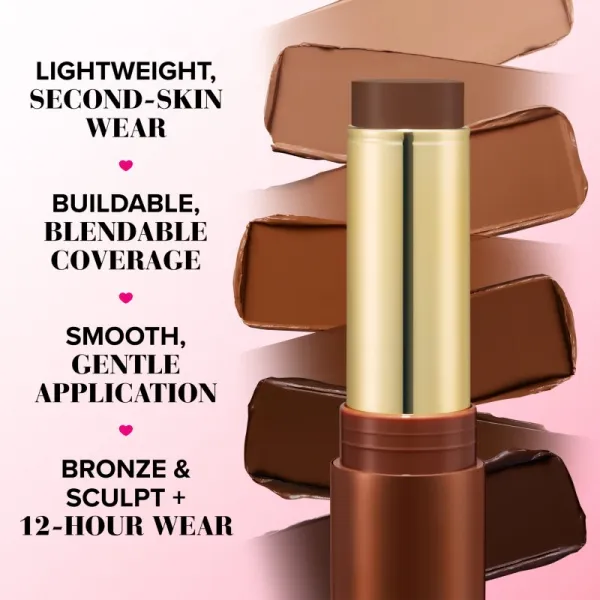 Too Faced Chocolate Soleil Melting Bronzing & Sculpting Stick kontúrovacia tyčinka odtieň Chocolate Espresso 8 g