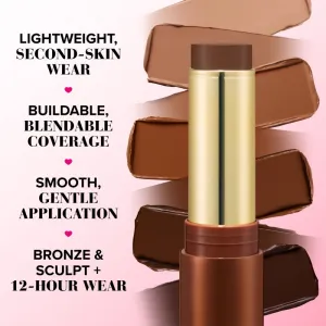 Too Faced Chocolate Soleil Melting Bronzing & Sculpting Stick kontúrovacia tyčinka odtieň Chocolate Espresso 8 g