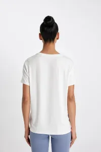 DEFACTO Fit Standard Fit Crew Neck Sportsman Basic Short Sleeve T-Shirt