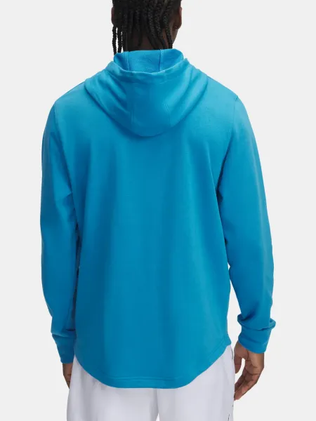Pánska mikina s kapucňou UNDER ARMOUR UA Rival Terry Logo Hood-BLU