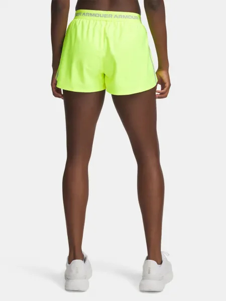 Dámske tréningové kraťasy UNDER ARMOUR Tech Play Up Shorts-YLW
