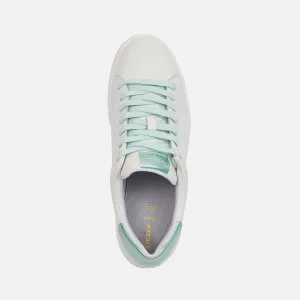 White women's sneakers Geox Spherica ECUB-1 - Women's