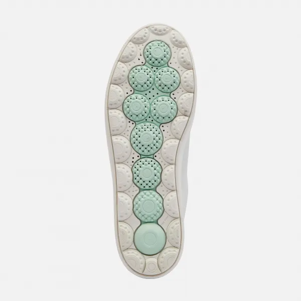 White women's sneakers Geox Spherica ECUB-1 - Women's