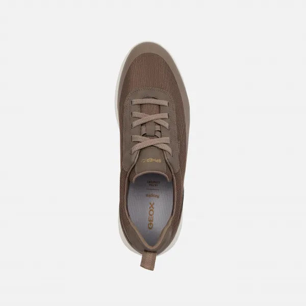 Light Grey Men's Geox Spherica Sneakers - Men's