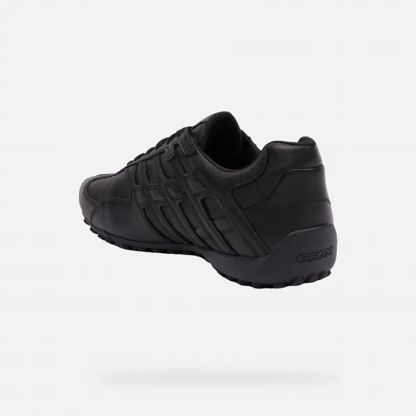 Black men's sneakers Geox Snake Original - Men's