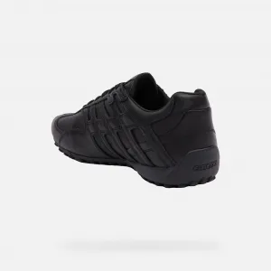 Black men's sneakers Geox Snake Original - Men's
